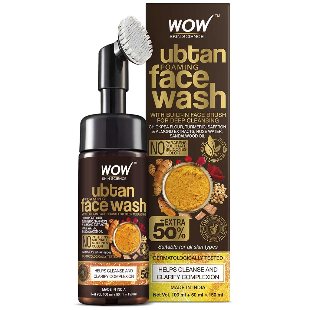 Ubtan Foaming Face Wash with Built-In Fa...