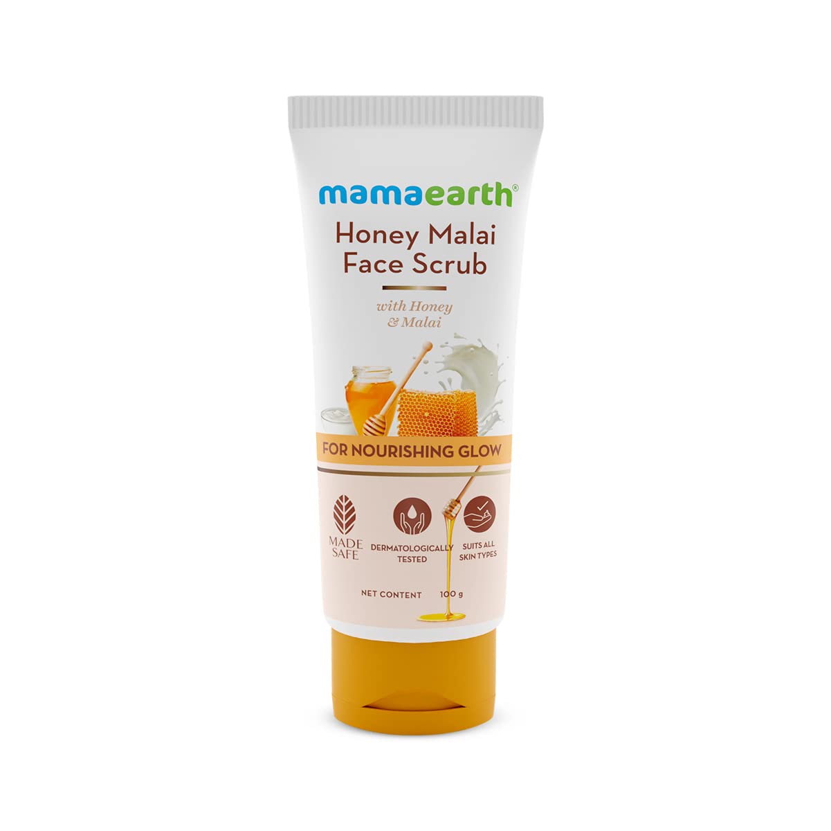 Honey Malai Face Scrub with Honey & Mala...