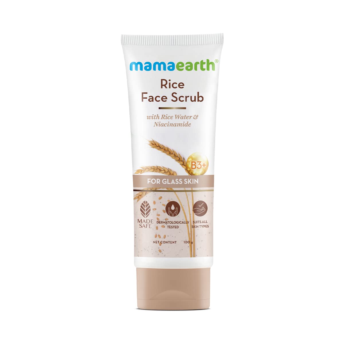 Rice Face Scrub With Rice Water & Niacin...