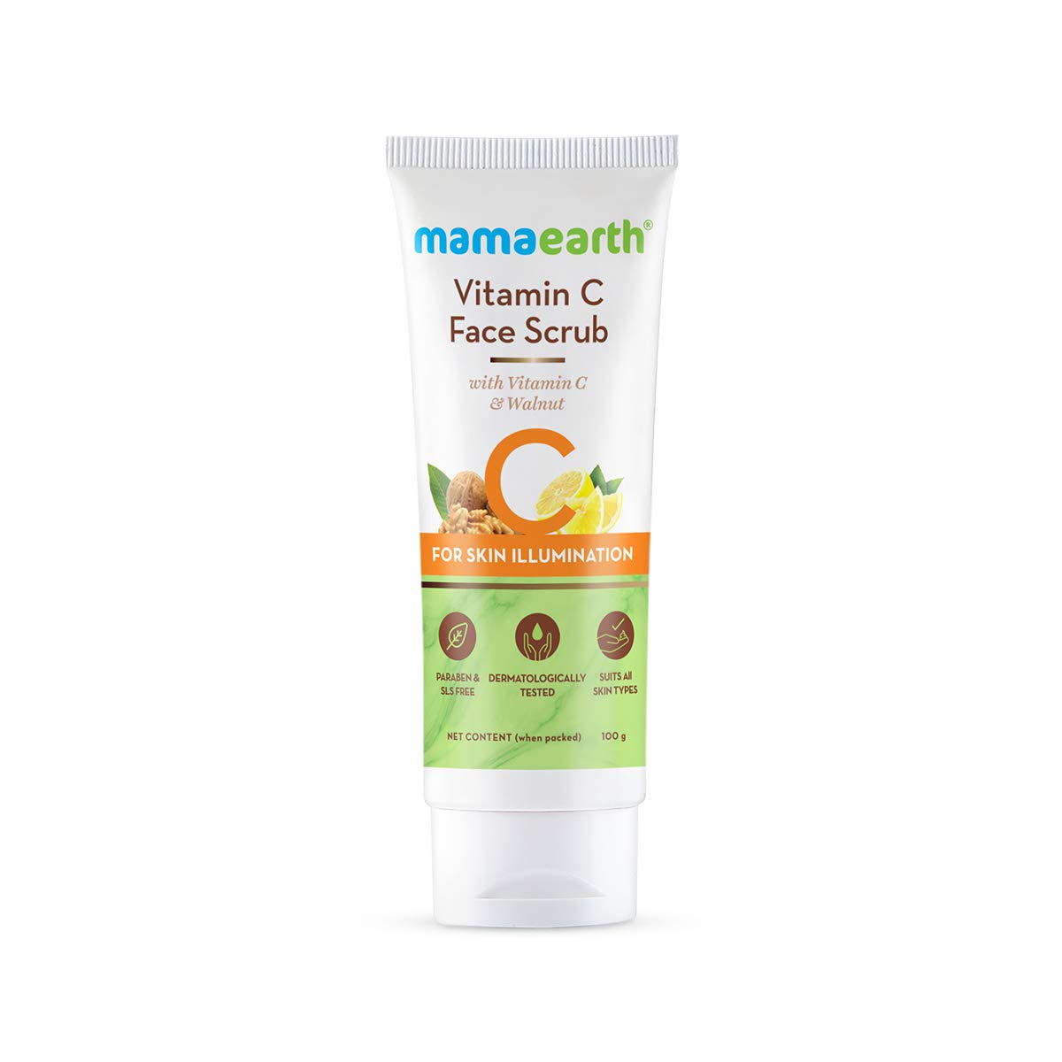 Vitamin C Face Scrub for Glowing Skin, W...