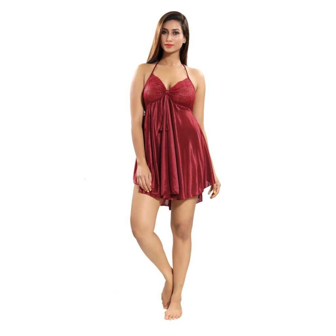 Stylish and Sexy Babydoll Lingerie Free...