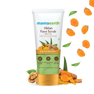 Ubtan Face Scrub with Turmeric and Walnu...