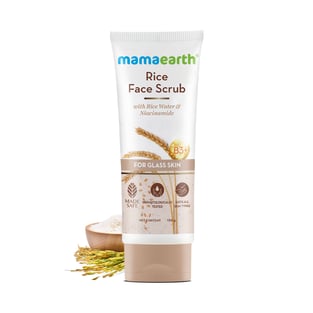 Rice Face Scrub With Rice Water & Niacin...