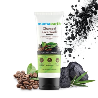 Charcoal Face Wash for oil control, 100m...