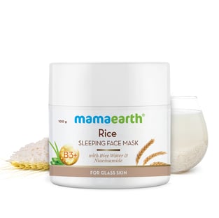 Rice Sleeping Face Mask With Rice Water...