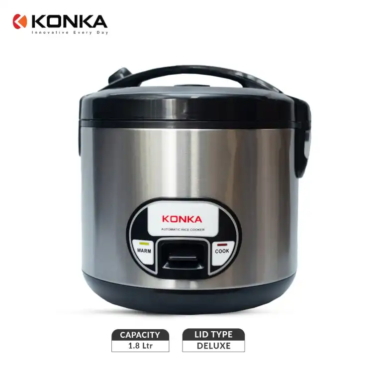 KONKA Rice Cooker 1.8 Ltrs Deluxe (KRC-1...