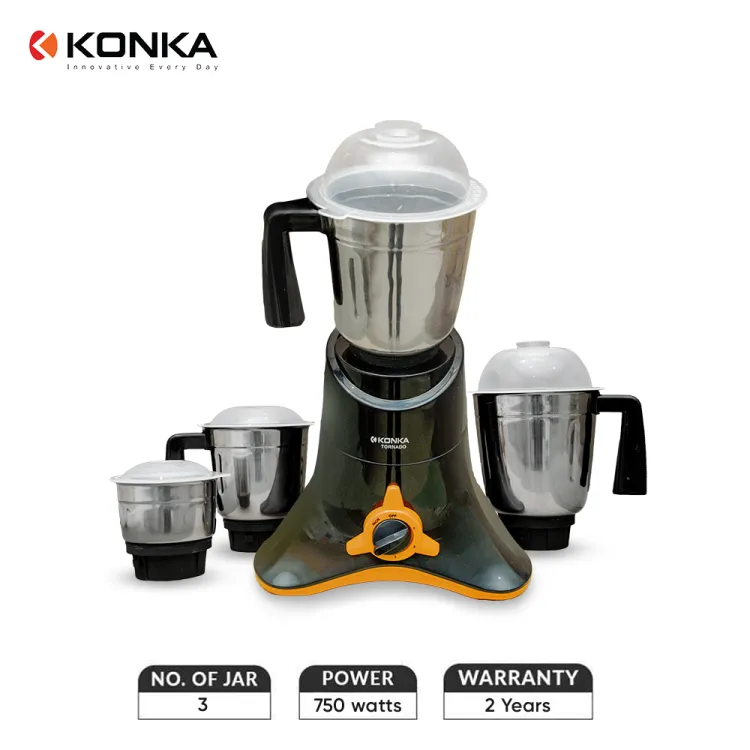 KONKA Tornado Mixer Grinder 750W 3 Jar