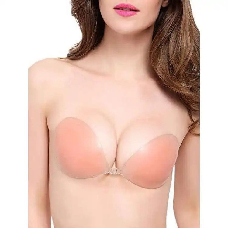 Self Adhesive Backless Silicon Push Up B...