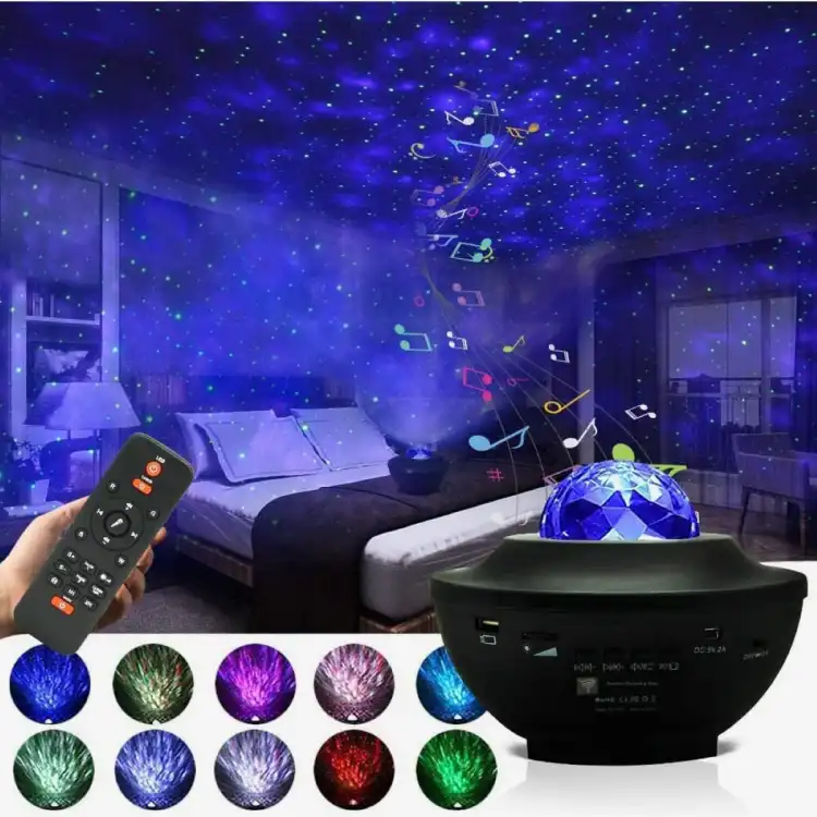 Led Galaxy Projector Light Bluetooth Rem...
