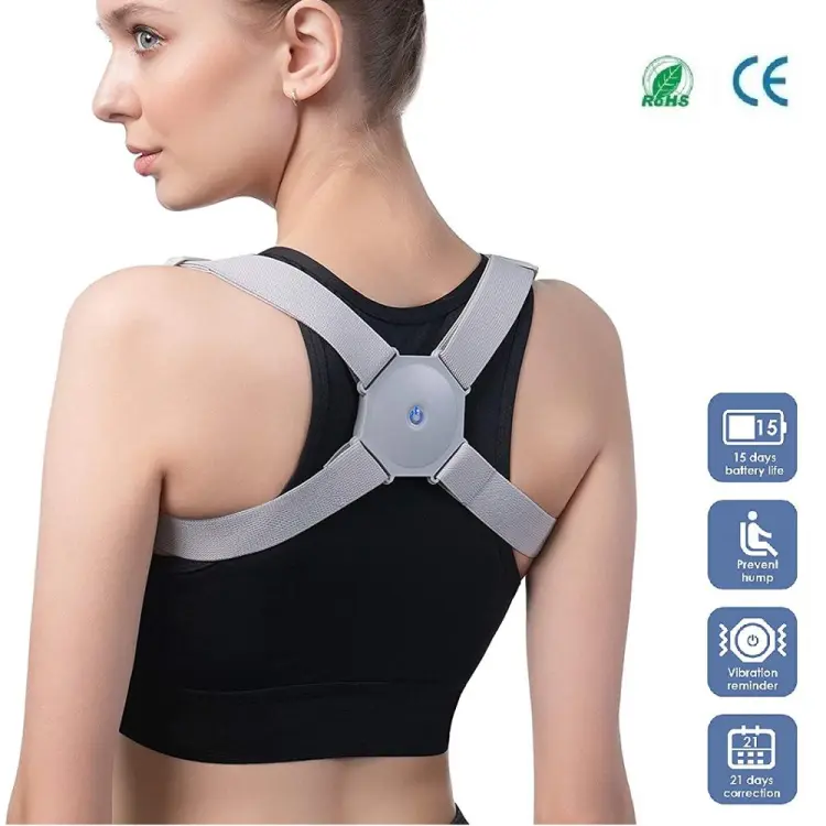 Unisex Adjustable Sensor Posture Correct...