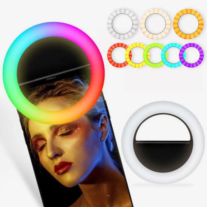 Rechargeable Portable Selfie Ring Light