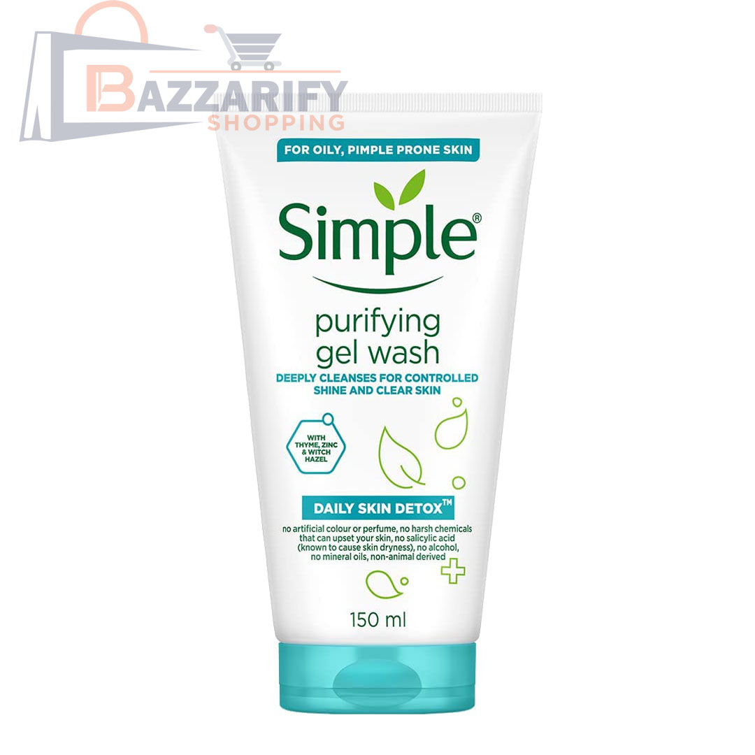 Simple Daily Skin Detox Gel Facial Wash...