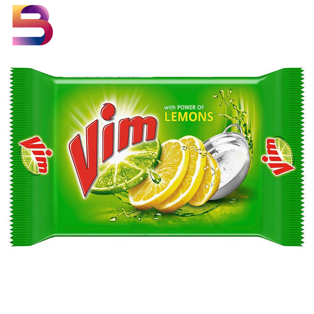Vim Dishwash Bar - 75g (Pack Of 12)