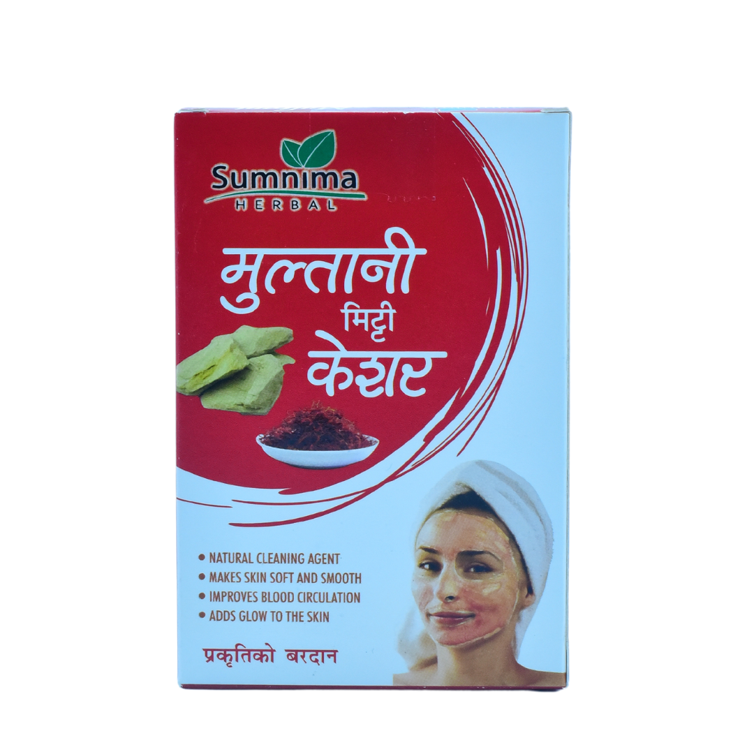 "Saffron Glow: Multani Mitti Natural Cle...