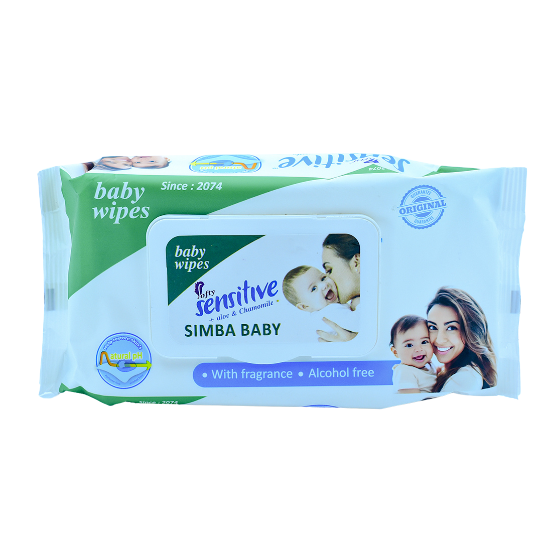Sensitive Baby Wipes Pack - 80pc  Gentle...