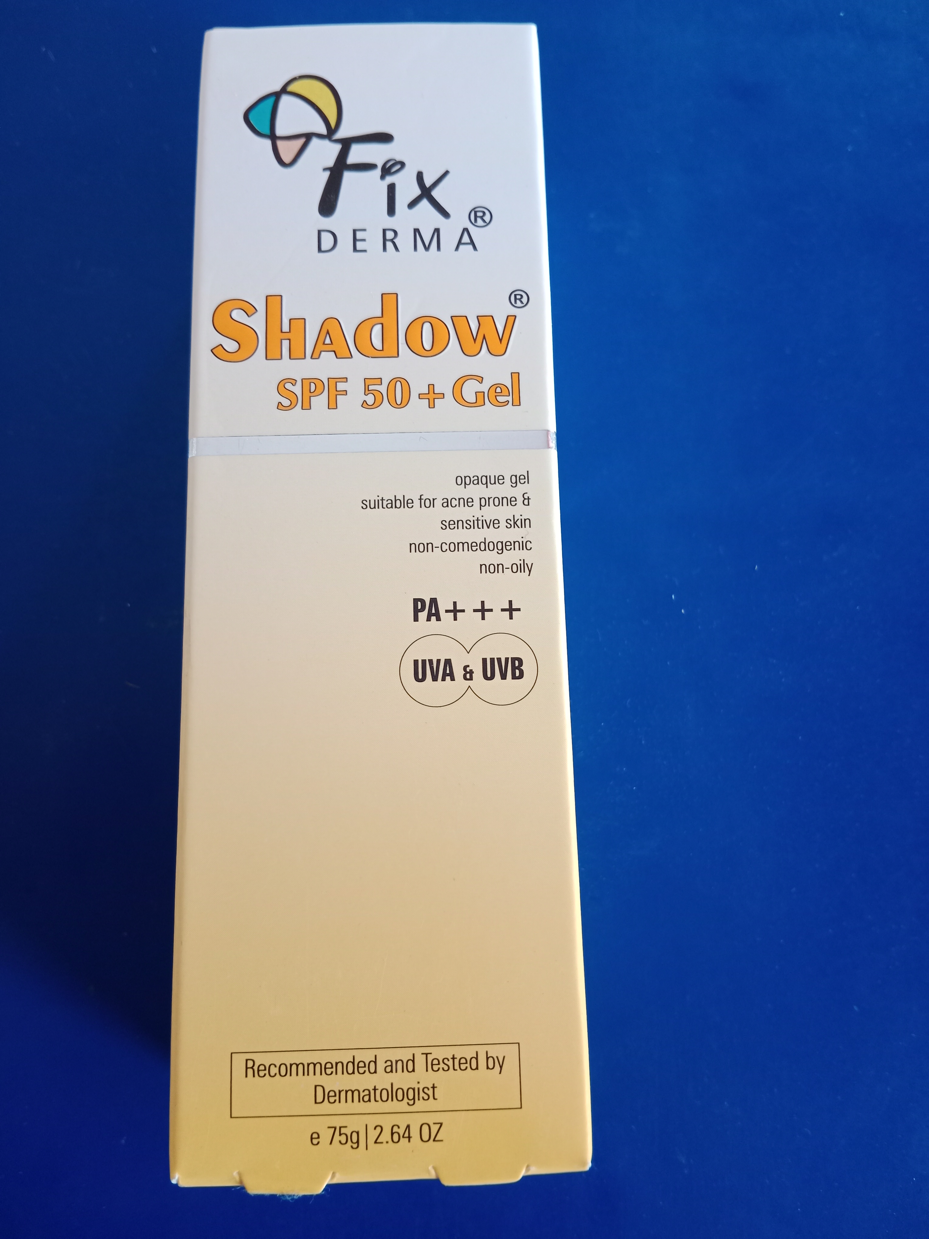 Fixderma shadow spf 50+ Gel 75 gms