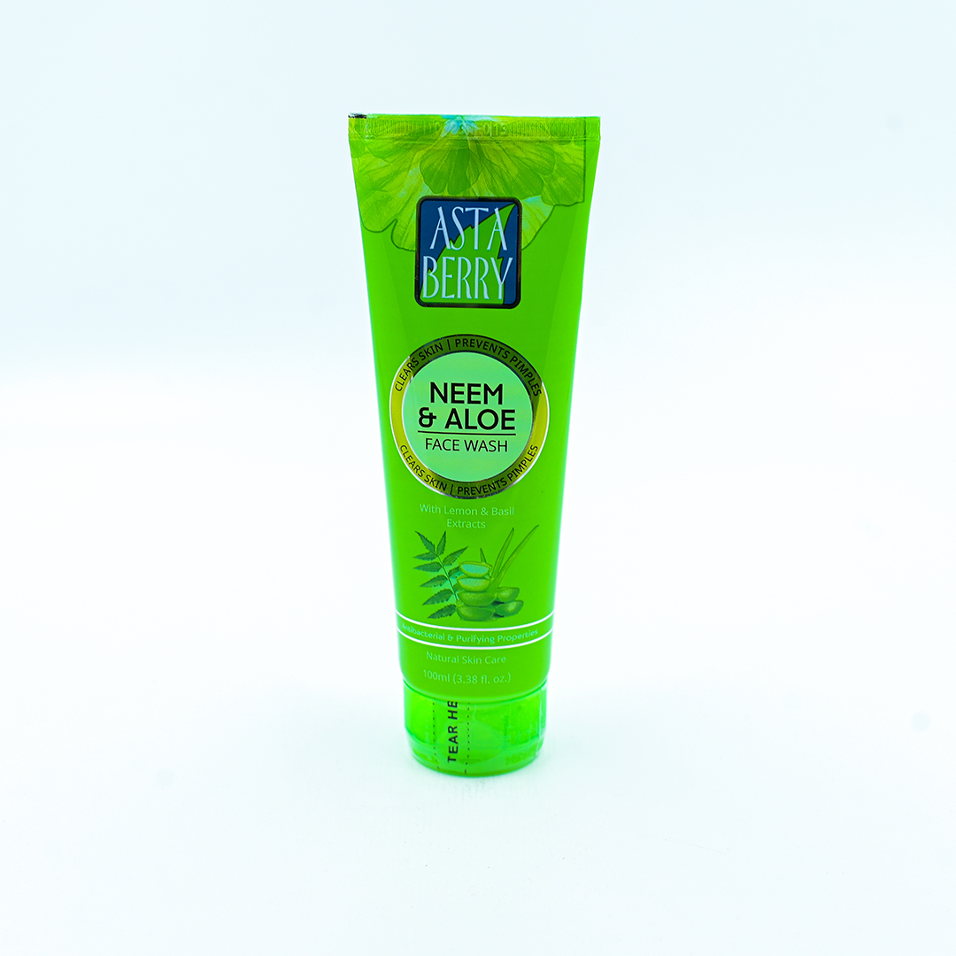 Astaberry Neem & Aloe Face Wash - 100ml