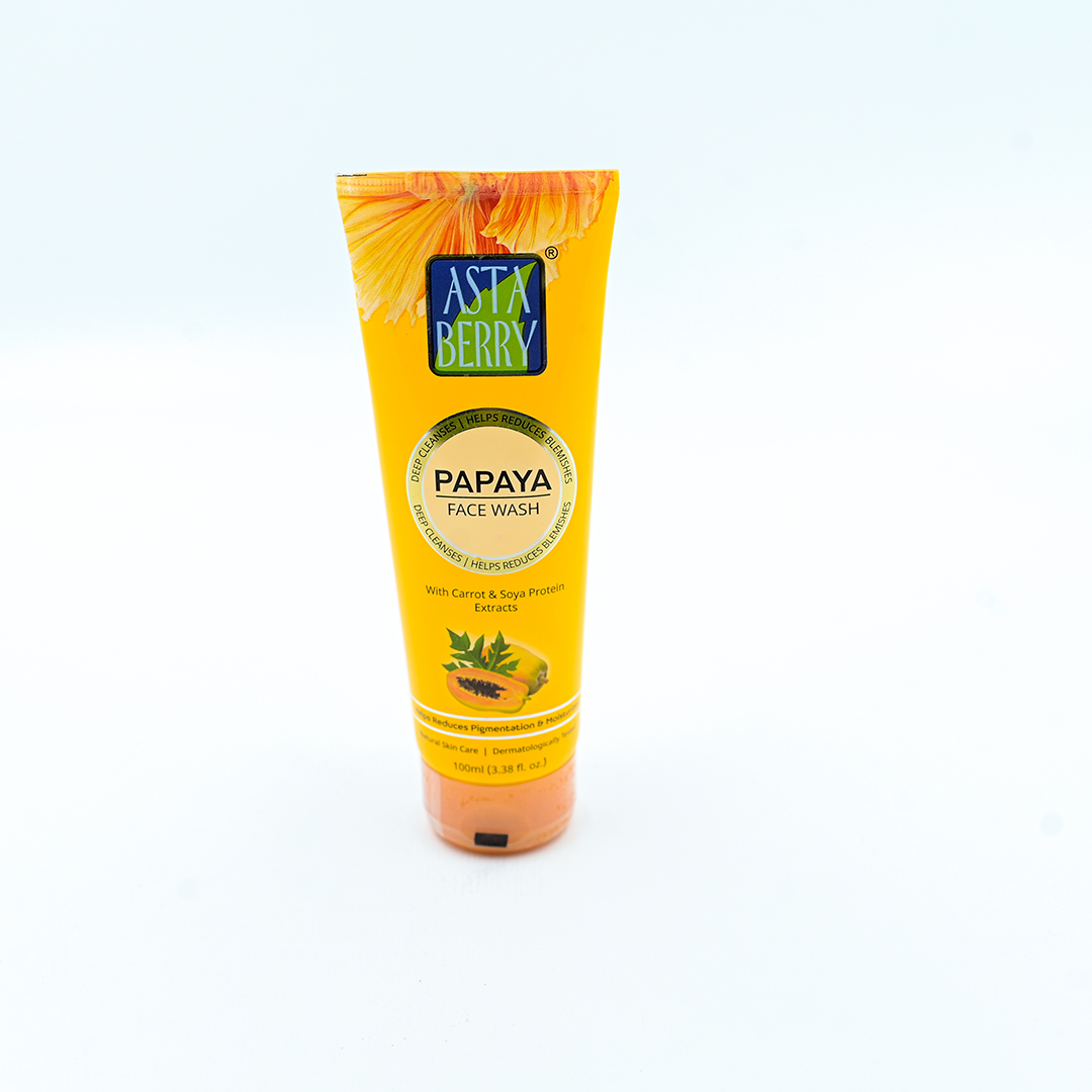 Astaberry Papaya Face Wash 100ml: Natura...