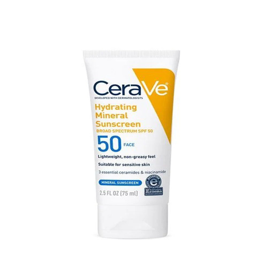 Hydrating Mineral Sunscreen SPF 50 for F...